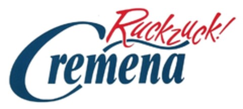 Ruckzuck! Cremena Logo (DPMA, 06/15/2011)