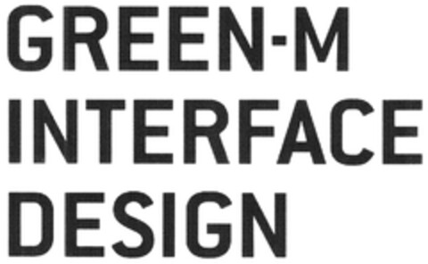 GREEN-M INTERFACE DESIGN Logo (DPMA, 15.12.2012)