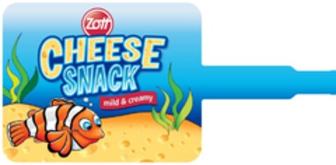 Zott CHEESE SNACK mild & creamy Logo (DPMA, 29.01.2015)