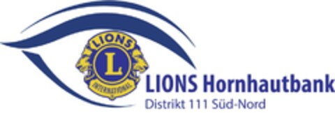 LIONS Hornhautbank Distrikt 111 Süd-Nord Logo (DPMA, 24.02.2015)