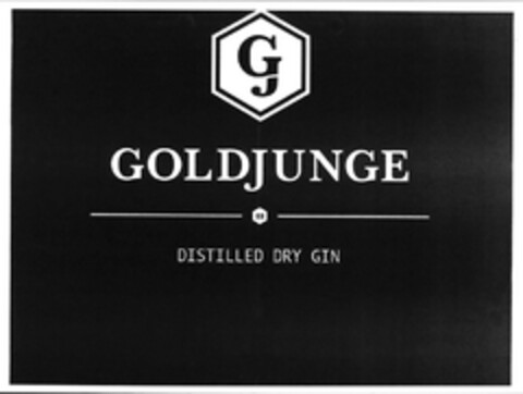 GOLDJUNGE DISTILLED DRY GIN Logo (DPMA, 23.09.2016)