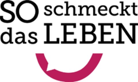 SO schmeckt das LEBEN Logo (DPMA, 21.12.2018)