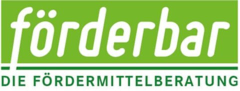 förderbar DIE FÖRDERMITTELBERATUNG Logo (DPMA, 07/21/2019)