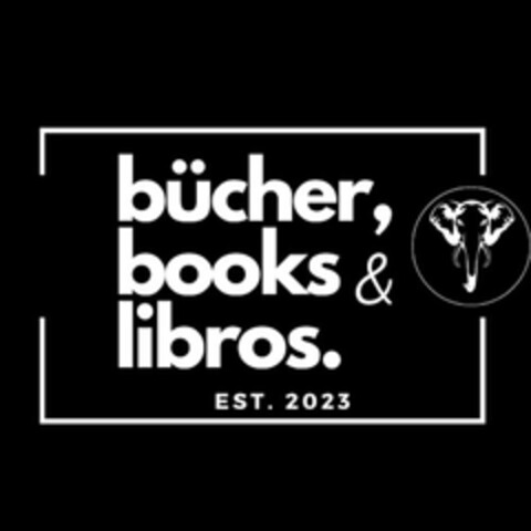 bücher, books & libros. EST. 2023 Logo (DPMA, 26.06.2024)