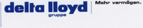 delta lloyd gruppe Mehr vermögen. Logo (DPMA, 02.04.2002)