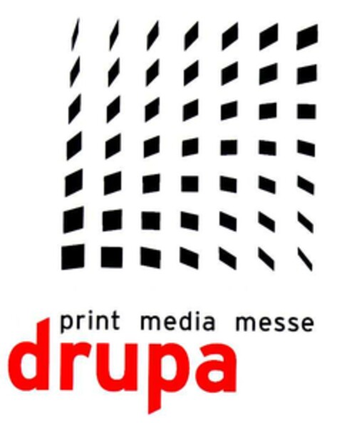 print media messe drupa Logo (DPMA, 05.05.2003)