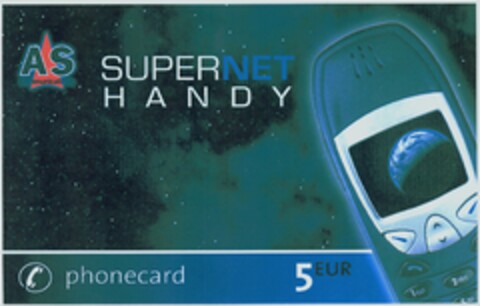 SUPERNET HANDY phonecard 5EUR Logo (DPMA, 15.09.2003)