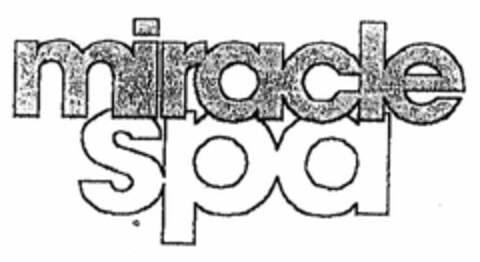 miracle spa Logo (DPMA, 31.08.2004)