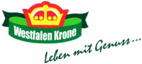 Westfalen Krone Leben mit Genuss... Logo (DPMA, 21.01.2005)