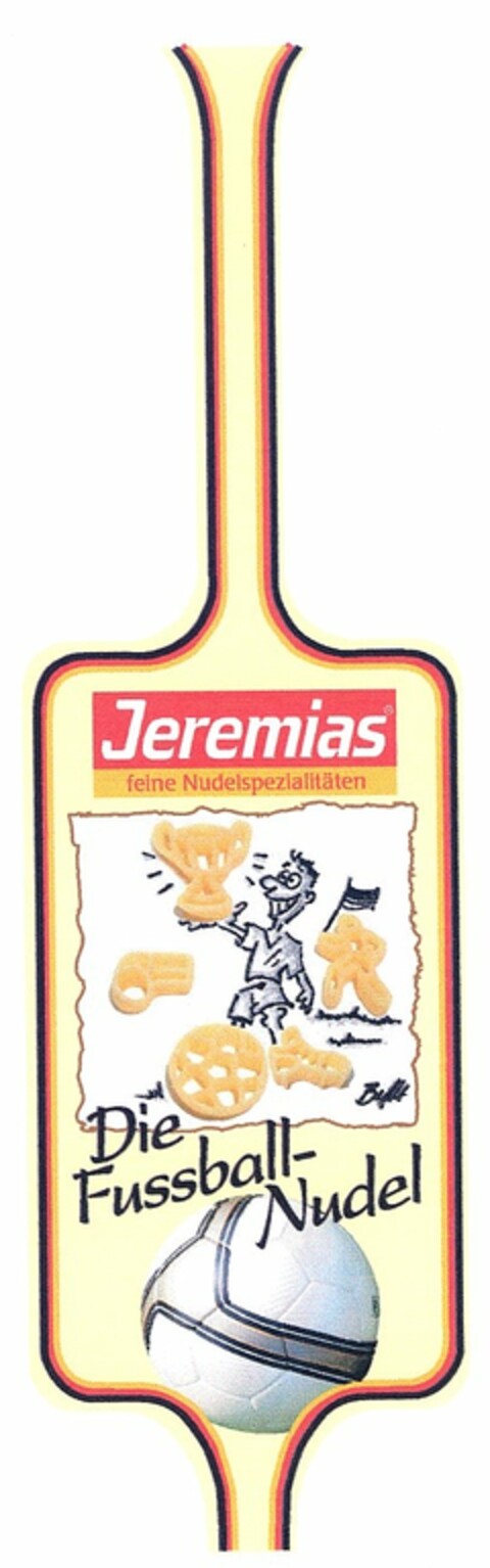 Jeremias Die Fussball-Nudel Logo (DPMA, 27.12.2005)