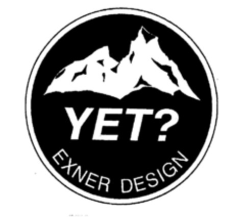 YET? - EXNER Design Logo (DPMA, 10.02.1995)