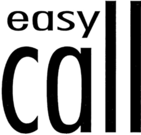 easy call Logo (DPMA, 27.08.1996)