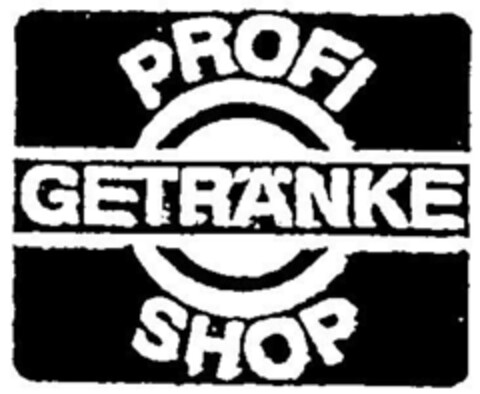 PROFI GETRÄNKE SHOP Logo (DPMA, 01.04.1999)