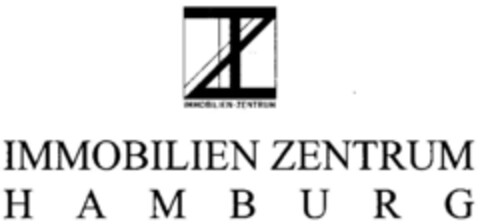 IZ IMMOBILIEN ZENTRUM HAMBURG Logo (DPMA, 04.06.1999)