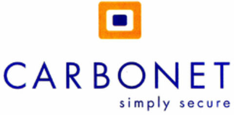 CARBONET simply secure Logo (DPMA, 21.10.1999)