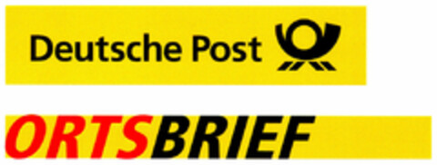 Deutsche Post ORTSBRIEF Logo (DPMA, 29.11.1999)