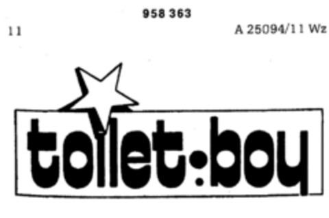 toilet·boy Logo (DPMA, 07/19/1973)