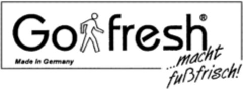 Go fresh macht fußfrisch Logo (DPMA, 08/22/1994)