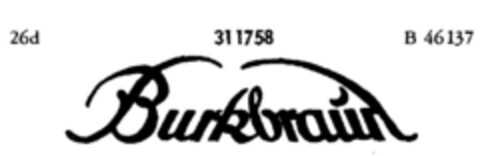 Burkbraun Logo (DPMA, 15.11.1923)
