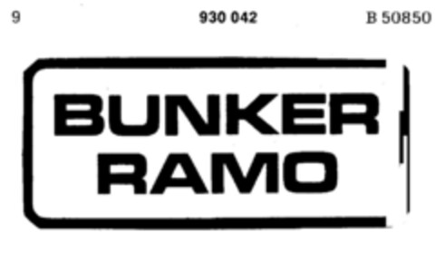 BUNKER RAMO Logo (DPMA, 08.05.1973)