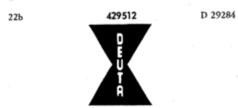 DEUTA Logo (DPMA, 21.06.1930)