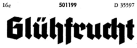 Glühfrucht Logo (DPMA, 01.11.1937)