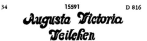 Augusta Victoria Veilchen Logo (DPMA, 13.02.1896)