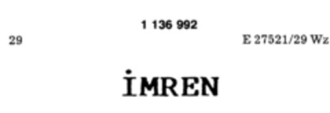 IMREN Logo (DPMA, 14.04.1988)