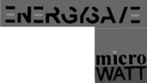 ENERGYSAVE micro WATT Logo (DPMA, 23.09.1993)