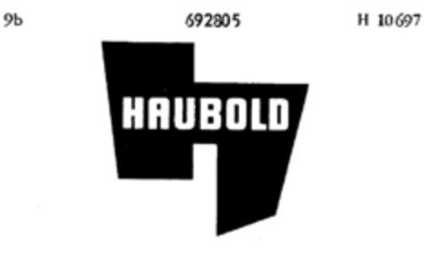 HAUBOLD Logo (DPMA, 03.10.1955)