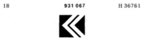 931067 Logo (DPMA, 05/02/1972)