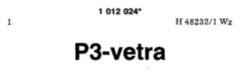 P3-vetra Logo (DPMA, 04.12.1980)