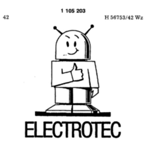 ELECTROTEC Logo (DPMA, 03.10.1986)