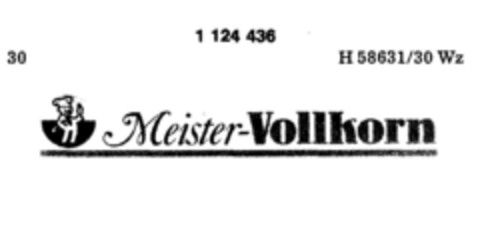 Meister-VOLLKORN Logo (DPMA, 24.11.1987)