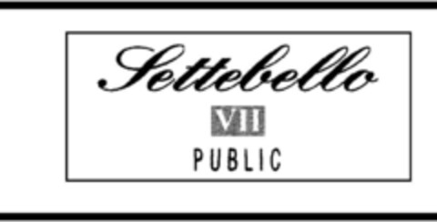 Settebello VII PUBLIC Logo (DPMA, 08.04.1994)