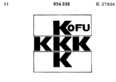 Kofu KKK Logo (DPMA, 18.10.1967)