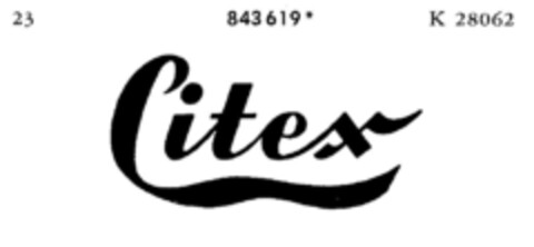 Citex Logo (DPMA, 16.12.1967)