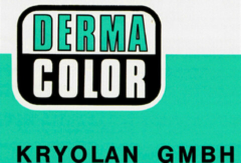 DERMA COLOR KRYOLAN GMBH Logo (DPMA, 20.03.1981)
