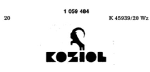 KOZIOL Logo (DPMA, 01.07.1983)