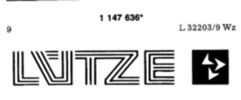 LÜTZE Logo (DPMA, 13.04.1989)