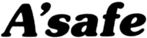 A'safe Logo (DPMA, 01/14/1994)