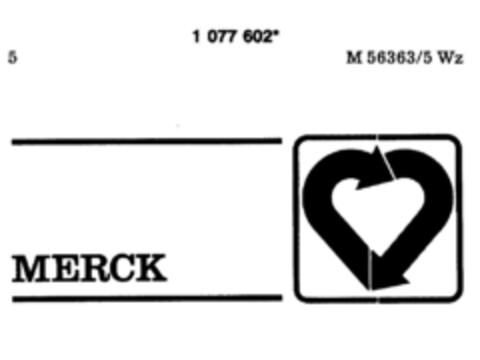 MERCK Logo (DPMA, 26.03.1985)