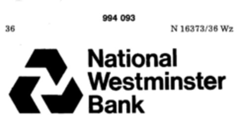 National Westminster Bank Logo (DPMA, 02.04.1979)