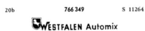 WESTFALEN Automix Logo (DPMA, 30.03.1960)