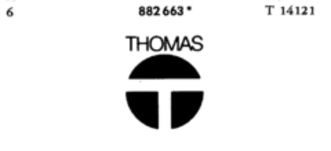 THOMAS T Logo (DPMA, 08.12.1970)