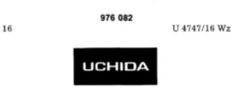 UCHIDA Logo (DPMA, 26.05.1977)