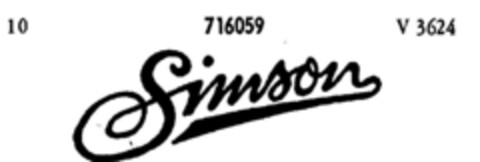 Simson Logo (DPMA, 24.03.1956)