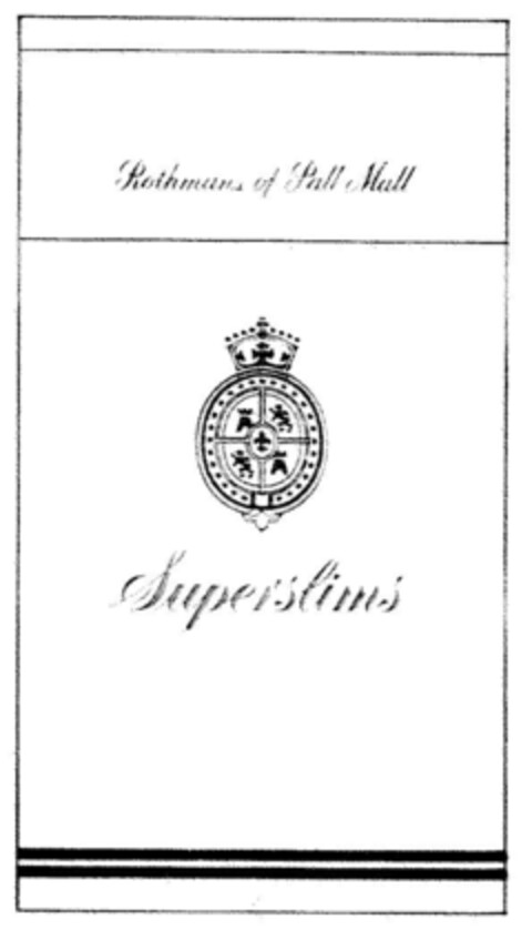 Rothmans of Pall Mall Superslims Logo (DPMA, 06.01.1988)