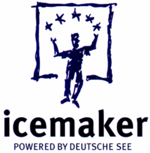 icemaker POWERED BY DEUTSCHE SEE Logo (DPMA, 16.10.2000)