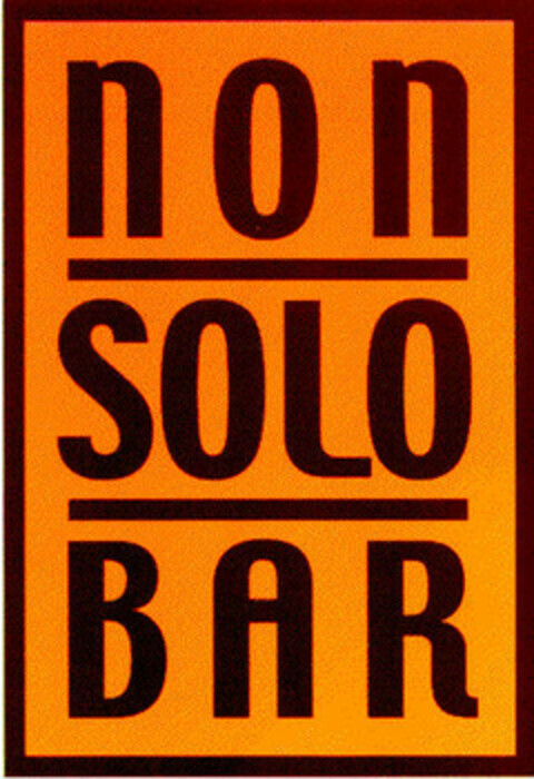 NON SOLO BAR Logo (DPMA, 01.12.2000)